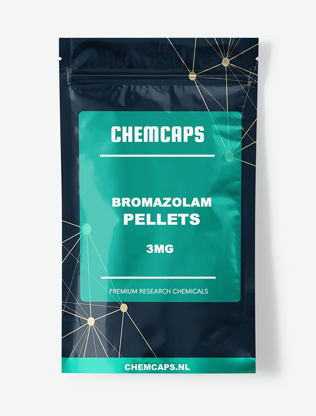 Bromazolam Pellets - CHEMCAPS Bromazolam Pellets 3mg kopen - Research chemical van CHEMCAPS