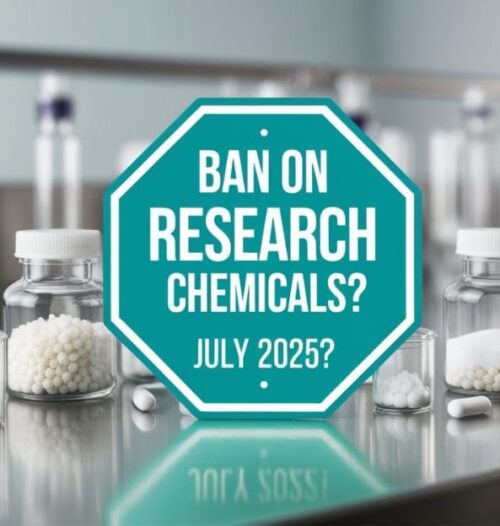 Verbod op research chemicals / designer drugs - Juli 2025